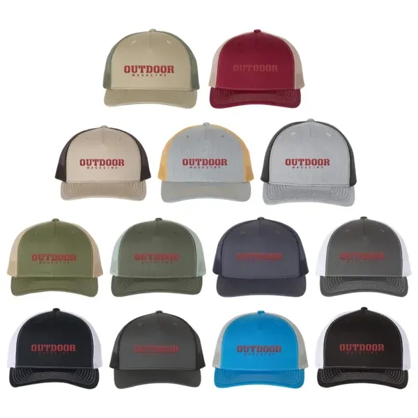 Richardson 112FP Five-Panel Snapback Trucker Hat - Richardson 112FP Five-Panel Snapback Trucker Hat - Image 0 of 0