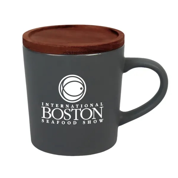 Little Rock 16oz Ceramic with Wood Lid - Little Rock 16oz Ceramic with Wood Lid - Image 2 of 4