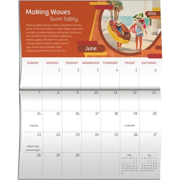 Pocket Calendar - 2026 Safety - Pocket Calendar - 2026 Safety - Image 1 of 2