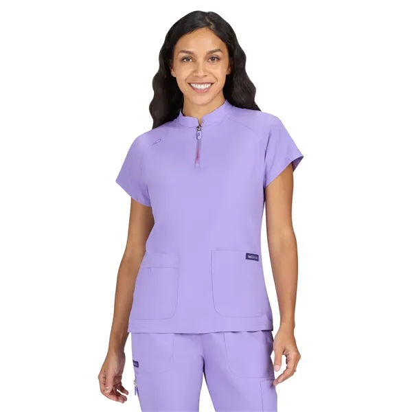 koi - Lite - Women's Four-Pocket Ombre Zipper Neck Limite... - koi - Lite - Women's Four-Pocket Ombre Zipper Neck Limite... - Image 0 of 3