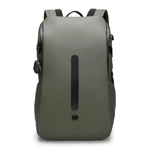 SwissDigital® LAMONE USB Charging Port Stylish LED Backpack - SwissDigital® LAMONE USB Charging Port Stylish LED Backpack - Image 6 of 23