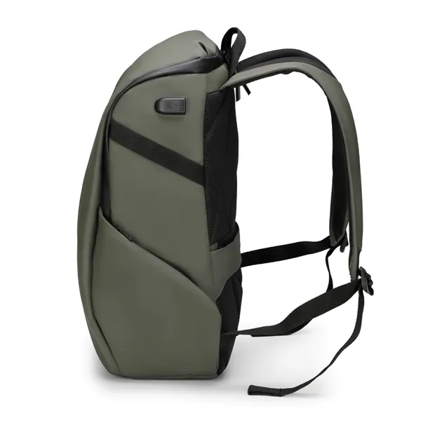 SwissDigital® LAMONE USB Charging Port Stylish LED Backpack - SwissDigital® LAMONE USB Charging Port Stylish LED Backpack - Image 8 of 23