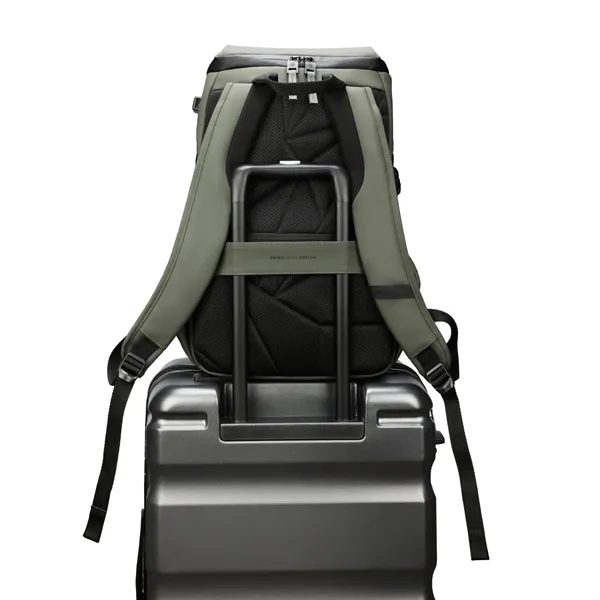 SwissDigital® LAMONE USB Charging Port Stylish LED Backpack - SwissDigital® LAMONE USB Charging Port Stylish LED Backpack - Image 10 of 23