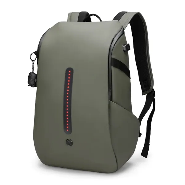 SwissDigital® LAMONE USB Charging Port Stylish LED Backpack - SwissDigital® LAMONE USB Charging Port Stylish LED Backpack - Image 16 of 23