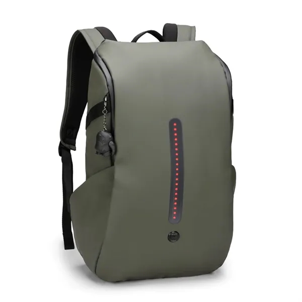 SwissDigital® LAMONE USB Charging Port Stylish LED Backpack - SwissDigital® LAMONE USB Charging Port Stylish LED Backpack - Image 17 of 23