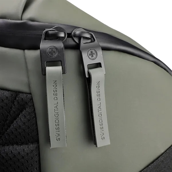 SwissDigital® LAMONE USB Charging Port Stylish LED Backpack - SwissDigital® LAMONE USB Charging Port Stylish LED Backpack - Image 22 of 23