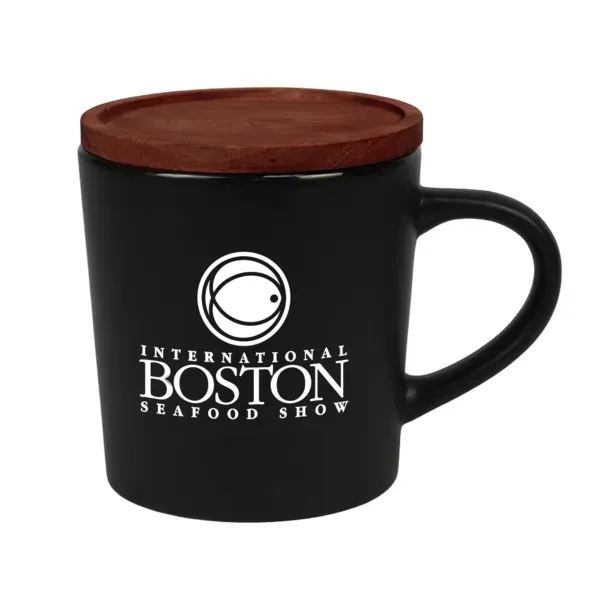 Little Rock 16oz Ceramic with Wood Lid