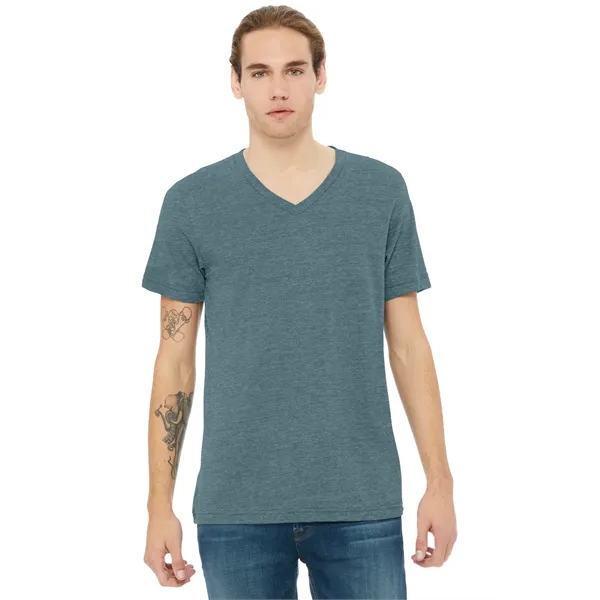 BELLA+CANVAS Unisex Heather CVC V-Neck Tee - BELLA+CANVAS Unisex Heather CVC V-Neck Tee - Image 40 of 58