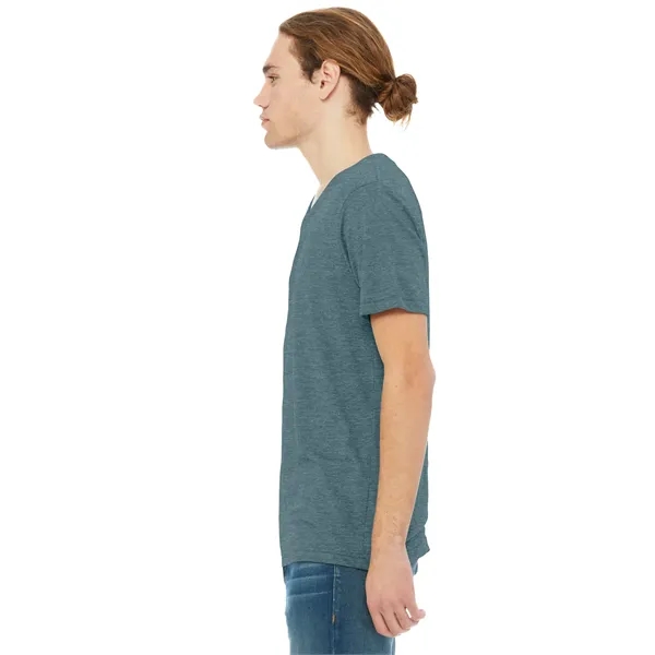 BELLA+CANVAS Unisex Heather CVC V-Neck Tee - BELLA+CANVAS Unisex Heather CVC V-Neck Tee - Image 42 of 58
