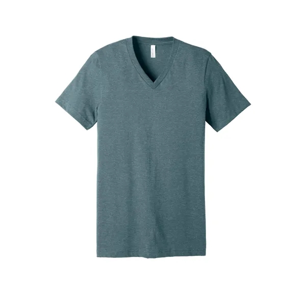 BELLA+CANVAS Unisex Heather CVC V-Neck Tee - BELLA+CANVAS Unisex Heather CVC V-Neck Tee - Image 43 of 58