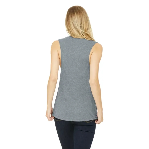 BELLA+CANVAS Women's Flowy Scoop Muscle Tank. - BELLA+CANVAS Women's Flowy Scoop Muscle Tank. - Image 1 of 28