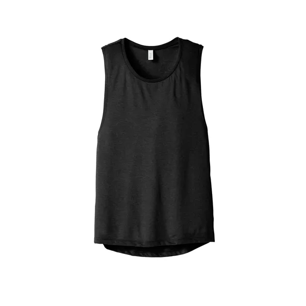 BELLA+CANVAS Women's Flowy Scoop Muscle Tank. - BELLA+CANVAS Women's Flowy Scoop Muscle Tank. - Image 8 of 28