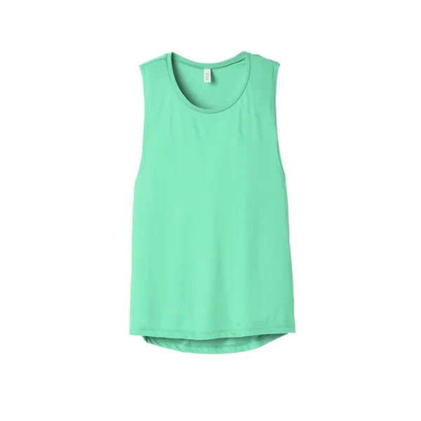 BELLA+CANVAS Women's Flowy Scoop Muscle Tank. - BELLA+CANVAS Women's Flowy Scoop Muscle Tank. - Image 12 of 28