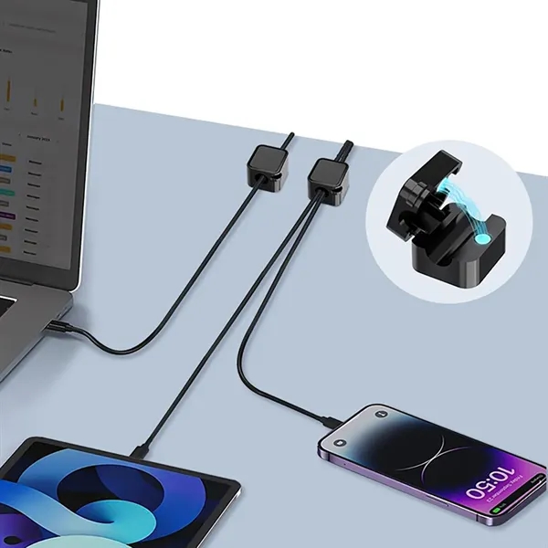 Magnetic Cable Organizer for Desk - Magnetic Cable Organizer for Desk - Image 4 of 4
