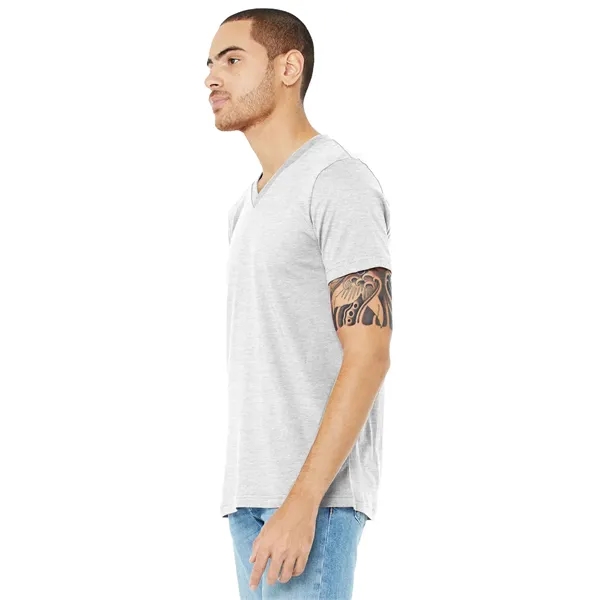 BELLA+CANVAS Unisex Jersey Short Sleeve V-Neck Tee. - BELLA+CANVAS Unisex Jersey Short Sleeve V-Neck Tee. - Image 5 of 52