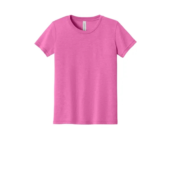 BELLA+CANVAS Youth Triblend Short Sleeve Tee. - BELLA+CANVAS Youth Triblend Short Sleeve Tee. - Image 18 of 56
