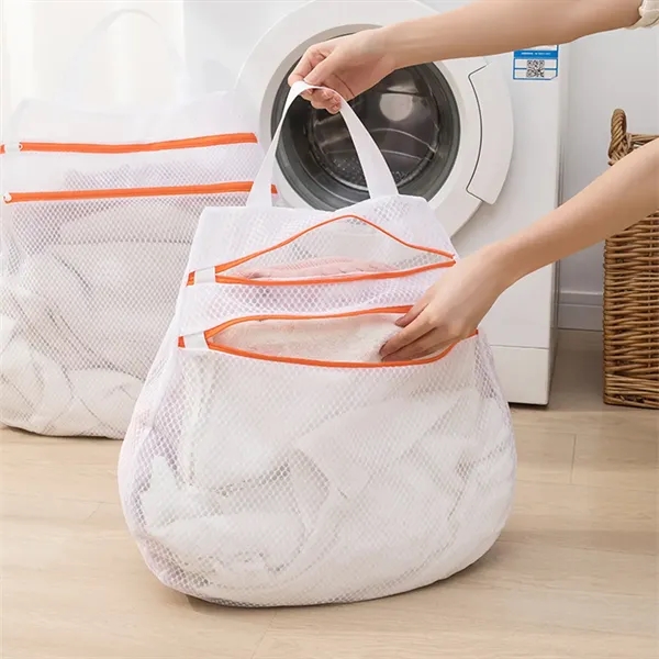 Zipper Honeycomb Mesh Laundry Bag - Zipper Honeycomb Mesh Laundry Bag - Image 3 of 4