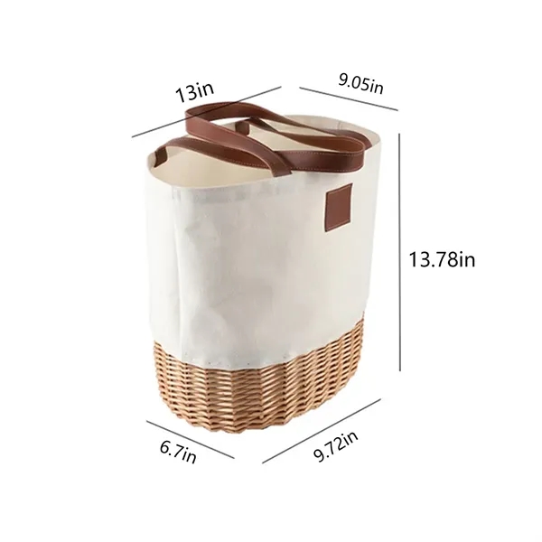 Wicker Storage Basket - Wicker Storage Basket - Image 1 of 4