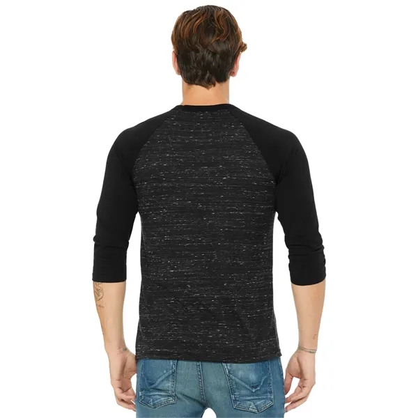 BELLA+CANVAS Unisex 3/4-Sleeve Baseball Tee. - BELLA+CANVAS Unisex 3/4-Sleeve Baseball Tee. - Image 3 of 67