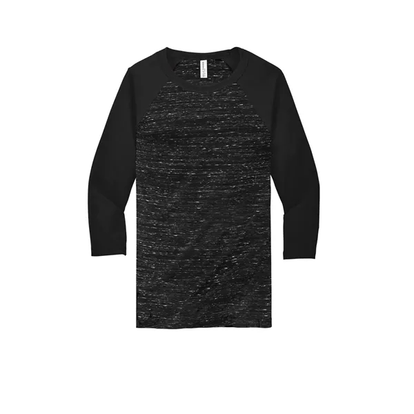 BELLA+CANVAS Unisex 3/4-Sleeve Baseball Tee. - BELLA+CANVAS Unisex 3/4-Sleeve Baseball Tee. - Image 4 of 67