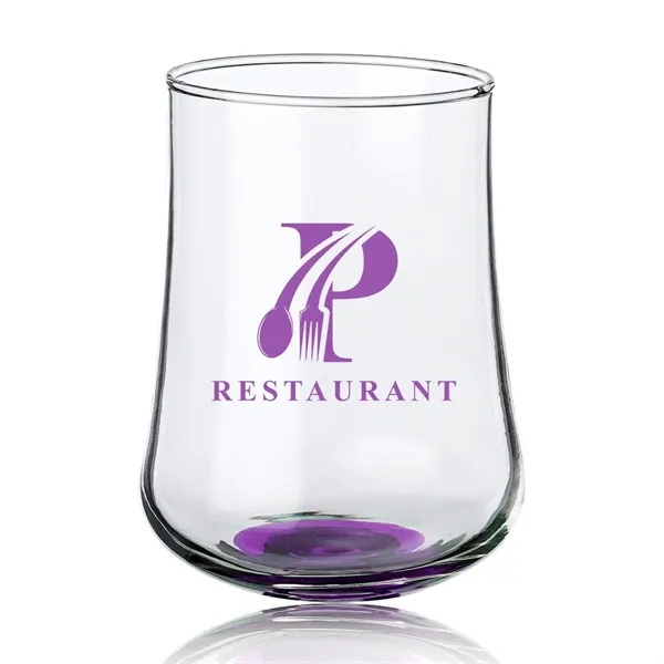 15 oz. Rose Bud Stemless Glasses - 15 oz. Rose Bud Stemless Glasses - Image 7 of 8