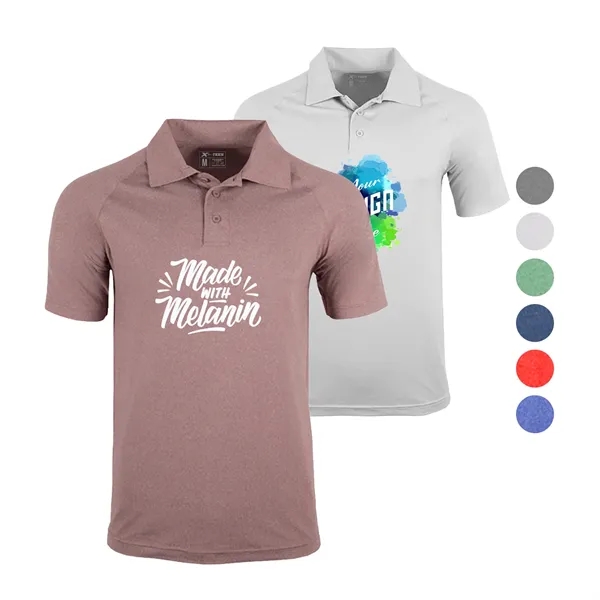 Evo Heather Men's Ultra-Soft Performance Polo