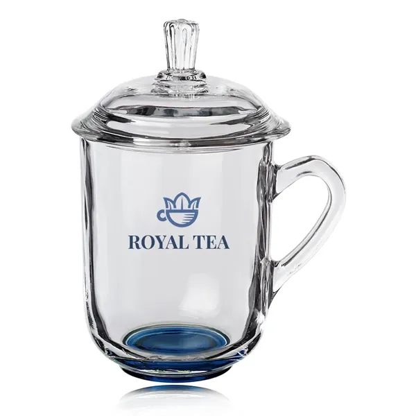 13 oz. Glass Tea Cups with Lids - 13 oz. Glass Tea Cups with Lids - Image 6 of 15