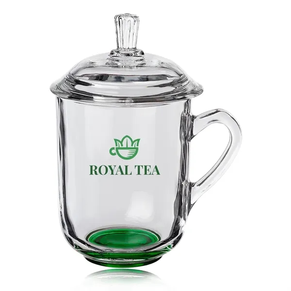 13 oz. Glass Tea Cups with Lids - 13 oz. Glass Tea Cups with Lids - Image 8 of 15