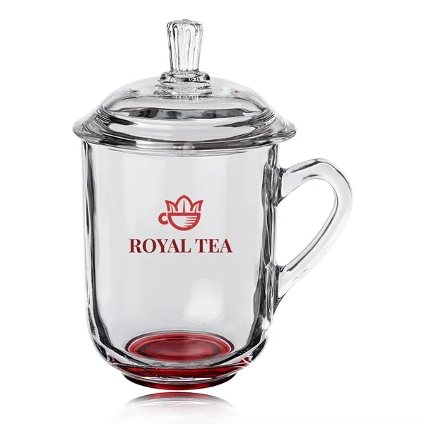 13 oz. Glass Tea Cups with Lids - 13 oz. Glass Tea Cups with Lids - Image 14 of 15