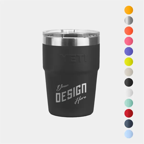 16 Oz YETI® Rambler Stainless Steel Insulated Stackable Cup - 16 Oz YETI® Rambler Stainless Steel Insulated Stackable Cup - Image 0 of 13