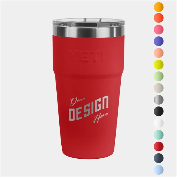 20 oz YETI® Rambler Stainless Steel Insulated Stackable Cup - 20 oz YETI® Rambler Stainless Steel Insulated Stackable Cup - Image 0 of 16