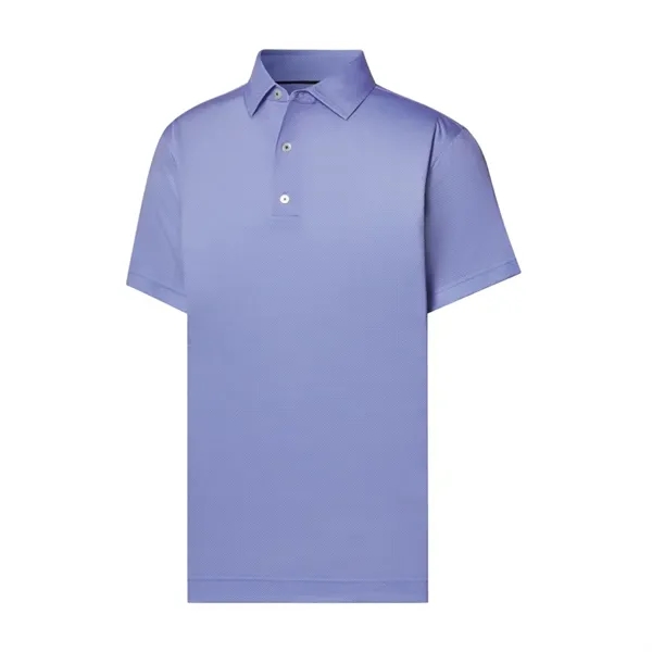 FootJoy Men's ProDry Performance Tonal Dot Lisle Shirt - FootJoy Men's ProDry Performance Tonal Dot Lisle Shirt - Image 6 of 7