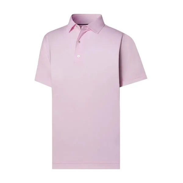 FootJoy Men's ProDry Performance Tonal Dot Lisle Shirt - FootJoy Men's ProDry Performance Tonal Dot Lisle Shirt - Image 7 of 7