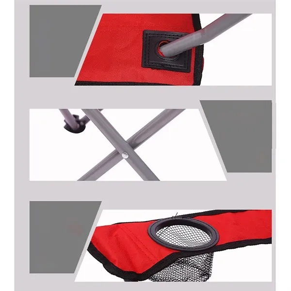 Full Size Shade Folding Armrest Beach Chair - Full Size Shade Folding Armrest Beach Chair - Image 1 of 6