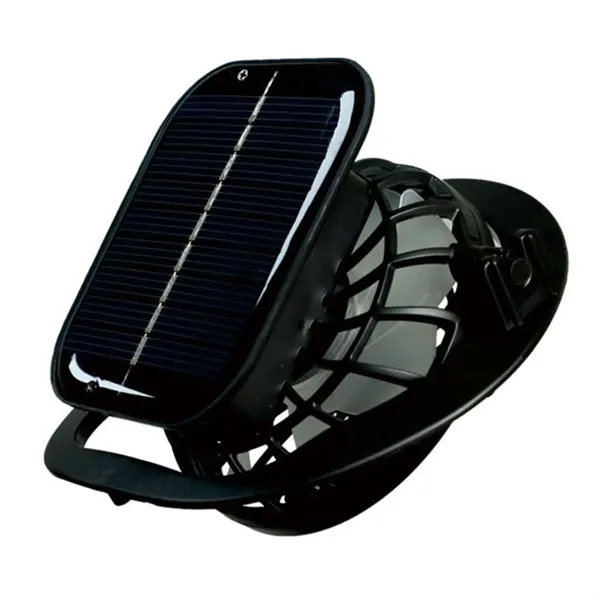 Sun Hat with 2 Solar Fan Wide Brim for Outdoor Summer - Sun Hat with 2 Solar Fan Wide Brim for Outdoor Summer - Image 8 of 8