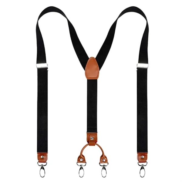 Adjustable Elastic Y-Back Suspenders - Adjustable Elastic Y-Back Suspenders - Image 3 of 3