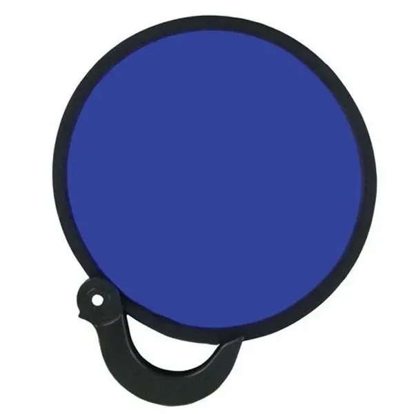 Nylon Foldable Hand Fan with Plastic Handle - Nylon Foldable Hand Fan with Plastic Handle - Image 6 of 10