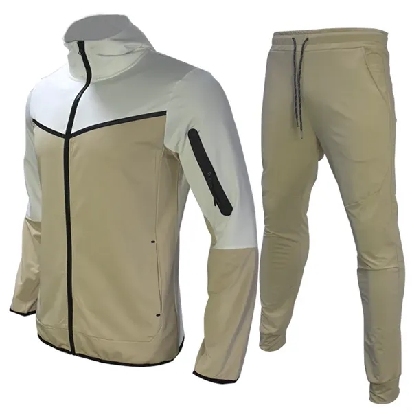 2 Piece Sports Suit Long Sleeve Jackets Athletic Pants - 2 Piece Sports Suit Long Sleeve Jackets Athletic Pants - Image 1 of 13