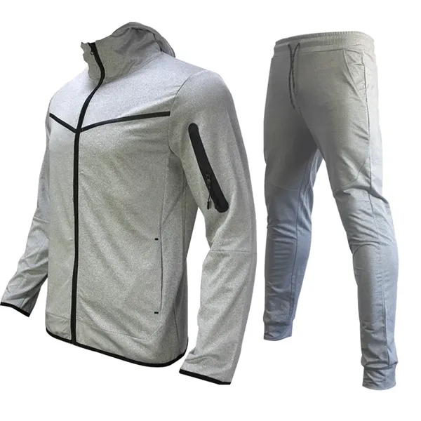2 Piece Sports Suit Long Sleeve Jackets Athletic Pants - 2 Piece Sports Suit Long Sleeve Jackets Athletic Pants - Image 5 of 13