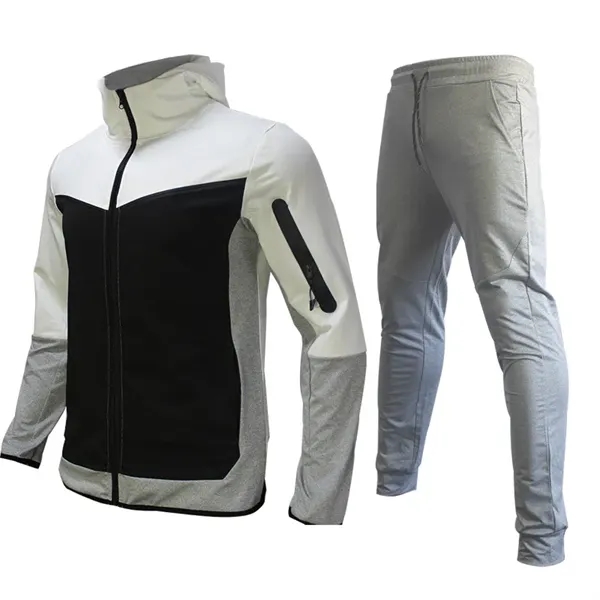 2 Piece Sports Suit Long Sleeve Jackets Athletic Pants - 2 Piece Sports Suit Long Sleeve Jackets Athletic Pants - Image 10 of 13