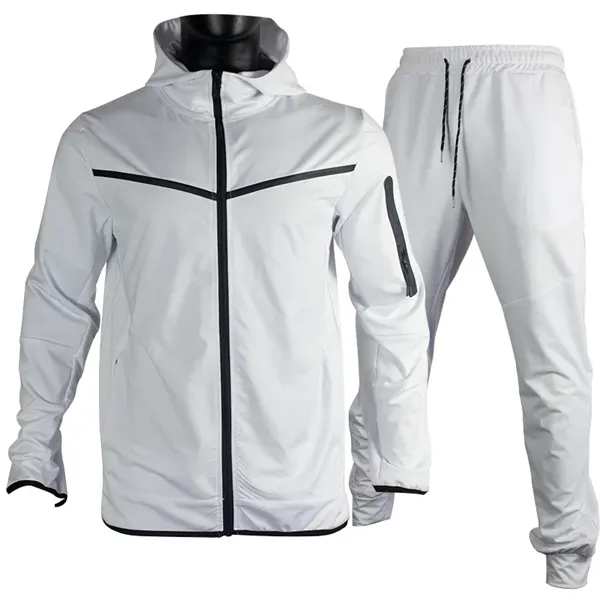 2 Piece Sports Suit Long Sleeve Jackets Athletic Pants - 2 Piece Sports Suit Long Sleeve Jackets Athletic Pants - Image 11 of 13