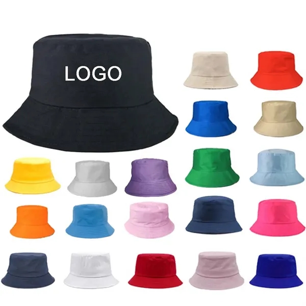 Unisex Summer Cotton Twill Bucket Hat - Unisex Summer Cotton Twill Bucket Hat - Image 0 of 3