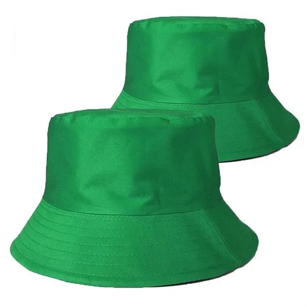 Unisex Summer Cotton Twill Bucket Hat - Unisex Summer Cotton Twill Bucket Hat - Image 3 of 3
