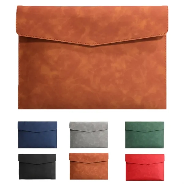 PU Leather A4 File Document Holder Portfolio Envelope Folder - PU Leather A4 File Document Holder Portfolio Envelope Folder - Image 0 of 4