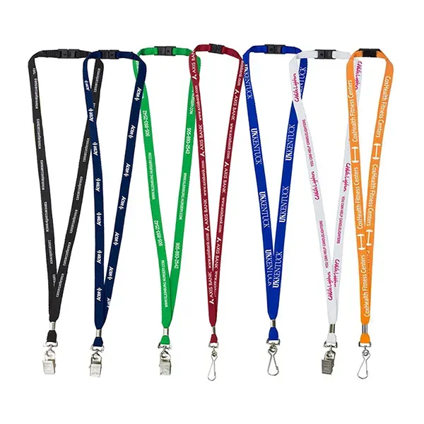 3/8" Silkscreen Lanyard with Breakaway Release