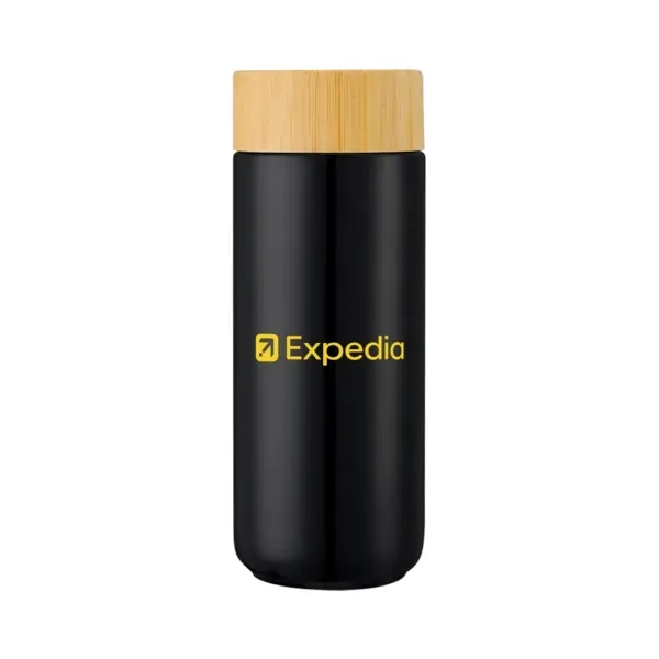 Williston 10oz Double Wall Ceramic Mug w/Bamboo Lid - Williston 10oz Double Wall Ceramic Mug w/Bamboo Lid - Image 2 of 2