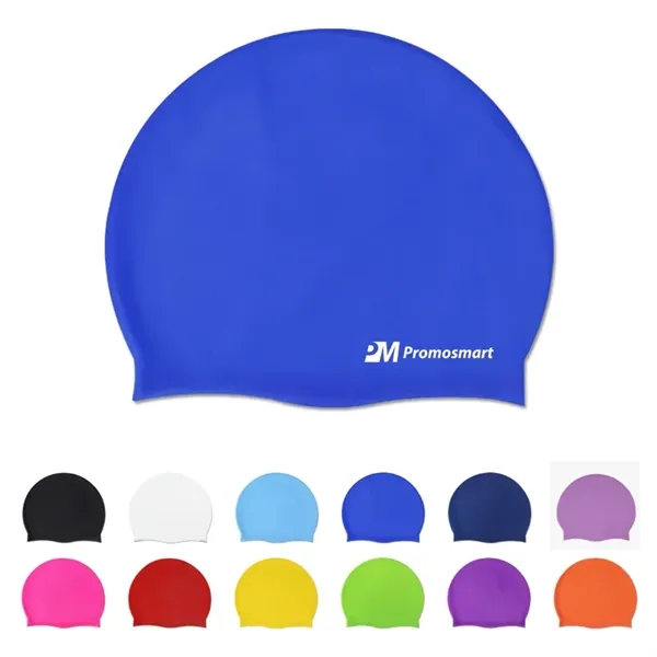 Unisex Adult Silicone Swimming Cap - Unisex Adult Silicone Swimming Cap - Image 0 of 2