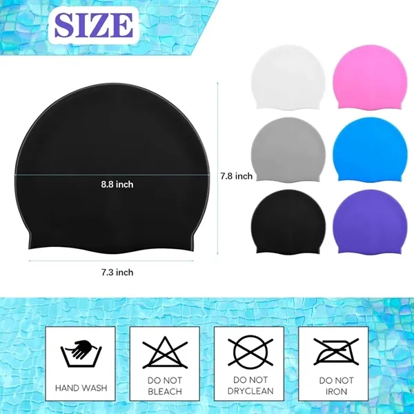 Unisex Adult Silicone Swimming Cap - Unisex Adult Silicone Swimming Cap - Image 1 of 2