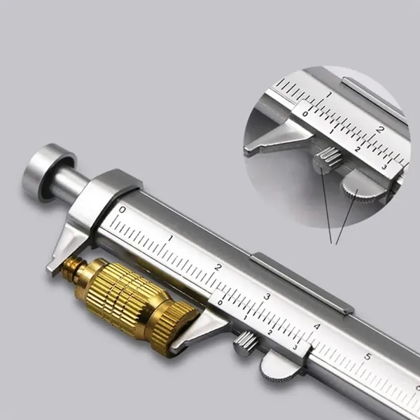 Caliper Style Ballpoint Pen with Blue Ink Refill - Caliper Style Ballpoint Pen with Blue Ink Refill - Image 3 of 5