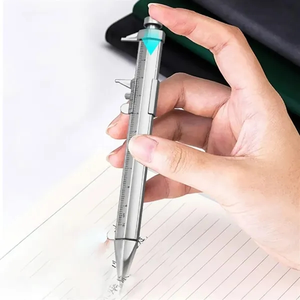 Caliper Style Ballpoint Pen with Blue Ink Refill - Caliper Style Ballpoint Pen with Blue Ink Refill - Image 4 of 5